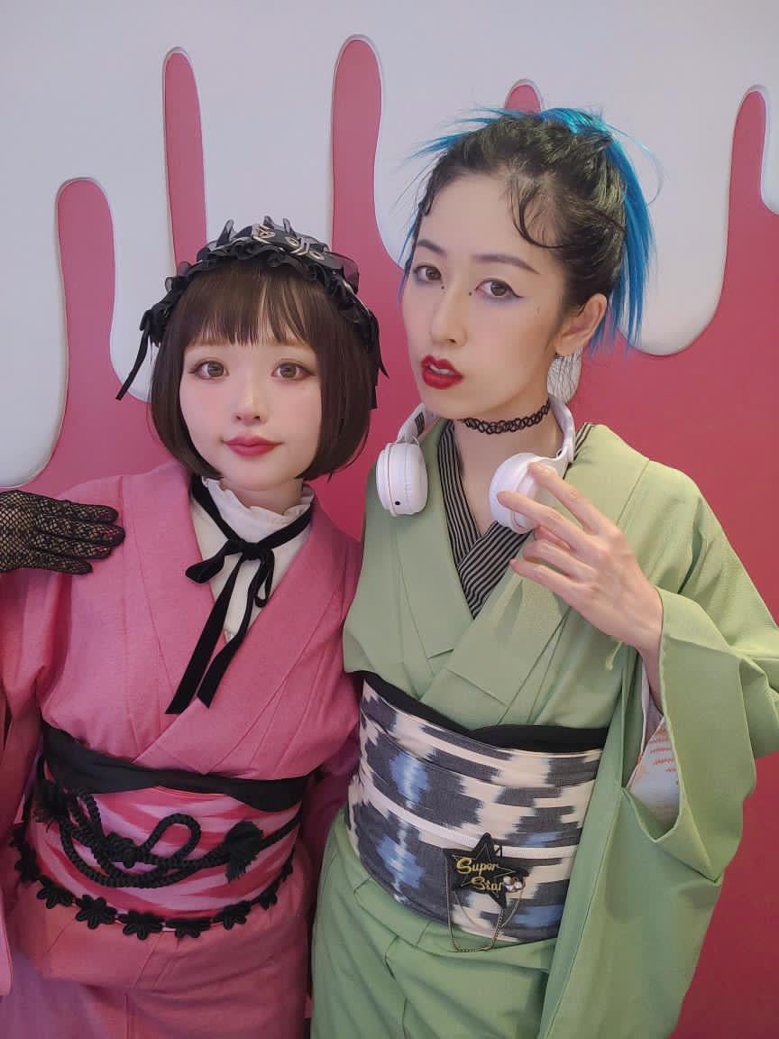 コラボ九寸名古屋帯（ピンクシェブロン①） | イカット帯専門店 HALEOBI